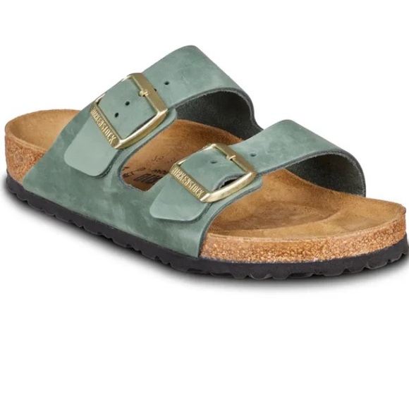 Birkenstock Arizona Suede Leather Sandals - Picture 1 of 3